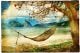 tropical scene- artwork in painting style - ID # 58636840