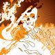 Grunge orange rock and roll background Vector illustration  - ID # 70151914