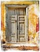 old traditional greek doors - artwork in painting style - ID # 81789307