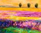 Original oil painting of lavender fields on canvas - ID # 109468247