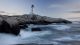 Peggys Cove Lighthouse sunset 2 - ID # 111423041