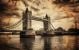 Vintage Retro Picture of Tower Bridge in London UK - ID # 173671580