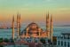 Blue Mosque In Glorius Sunset Istanbul Sultanahmet Park - ID # 174067919
