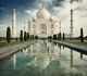 Taj Mahal in sunrise light Agra India - ID # 219354190