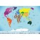 High Detailed World Map With Time Zone Clocks Navigation And Travel - ID # 227939362
