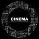 Cinema Circular Frame Tag Cloud Illustration - ID # 24301049