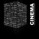 Cinema Cube Tag Cloud Illustration  - ID # 24313593
