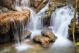 Huai Mae Khamin waterfall in deep forest Thailand - ID # 245923414