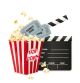 Popcorn Ticket And Clapper  Cinema - ID # 25771443
