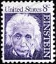 Albert Einstein Portrait On Us Postage Stamp - ID # 14249783