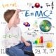 Young Math Science Boy Genius Writing - ID # 25774390