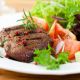 Grilled Steak With Fresh Vegetables And Herbs - ID # 26000793
