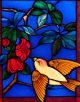 Colorful Stained Glass Style Dove Of Peace - ID # 27172637