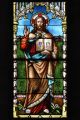 Blessing Jesus Christ Stained Glass Window - ID # 34212514