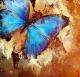 Painted Butterfly - Illustration In Grunge Style - ID # 5633405