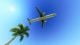 White Passenger Plane In The Blue Sky - ID # 60212674