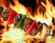 Pork Barbeque On Flaming Hot Background - ID # 6678378