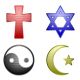 Coexistence - Religious Symbols In A Common Theme - ID # V-25927896-V