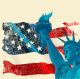 A Grunge American Flag With The Statue Of Liberty - ID # V-42571193-V