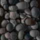 Black Pebble Stones Background -  - ID # V-52388970-V