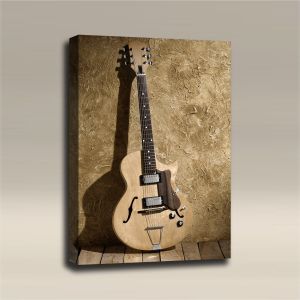 AcousticART Curated Music Collection #M3P3 Telecaster on Wall - Size: 36" L x 24" W x 2" - Portrait