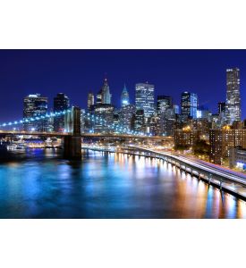 Skyline of downtown New York New York USA - ID # 106518749
