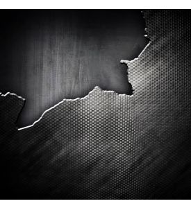 cracked metal background - ID # 107138219