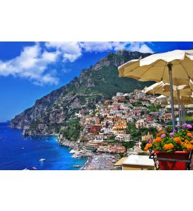 beautiful Positano - scenic Amalfi coast Italy - ID # 138935390