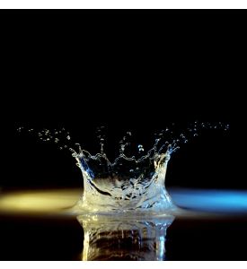 Water splash in black - ID # 162143591