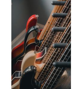 Close-Up Electric Bass Guitars - ID # 1895215315