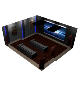 Acoustimac Home Theater Room Package I