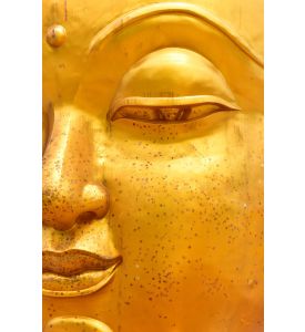 Close up Buddha statue at Wat Nonsatthachum Phetchaboon in Thailand - ID # 296023058