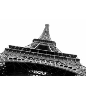 Eiffel Tour Paris black and white photo - ID # 46963825
