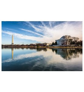 The Washington Monument And Thomas Jefferson Memorial - ID # 173246237