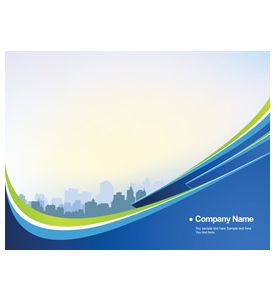 Blue Skyline Business Background - ID # 18901341