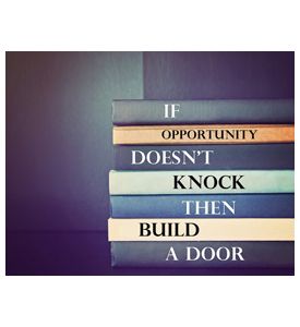 An Inspirational Quote By Unknown Source On Blue Background  - ID # 203682226