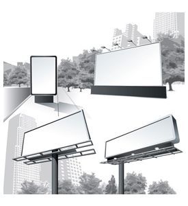 Vector Outdoor Billboard Sampler - ID # 24909529