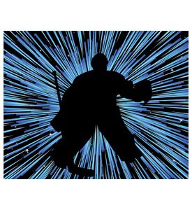 Hockey Player Silhouette - ID # 44971442