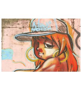 Grafitti On The Fence Wall In Anyang Korea - ID # 21287036