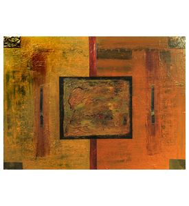 Very Nice Original Abstract Oil Painting On Canvas - ID # 21450624