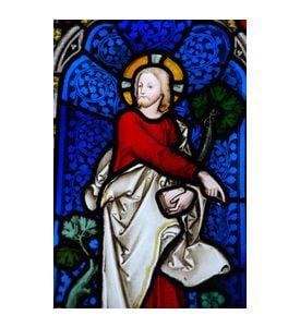 Religious Stained Glass Window - ID # 23303591