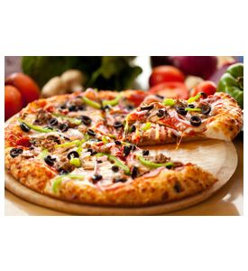 Supreme Pizza Lifted Slice 3 - ID # 27579652