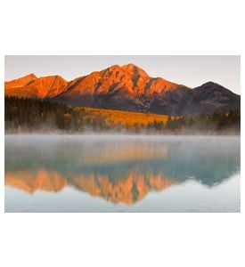 Patricia Lake And Pyramid Mountain  -Alberta Canada - ID # 34949837