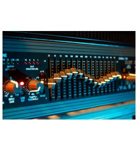 Audio Equalizer In Color Light - ID # 35981521