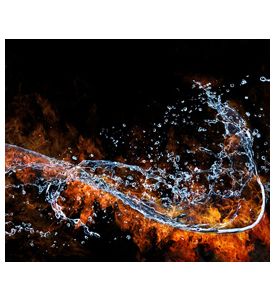 Water And Fire Connection - ID # 42826714