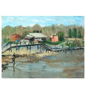 Spring Landscape Oil Painting - ID # 45353327