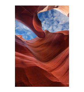Stone Waves And Cloudy Sky - ID # 47526103
