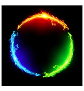 Fire Dragons In Circle -  - ID # 57489428