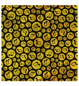 Music Notes - Abstract Pattern - ID # V-57803915-V