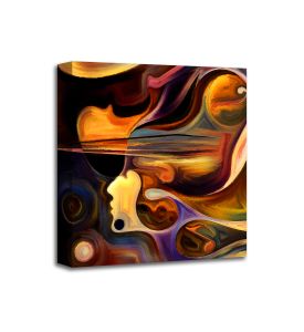 Acoustic Art Panels : Infinite Gallery - Millions of Images  - 1'x1'x1" - Featured: Abstract Faces